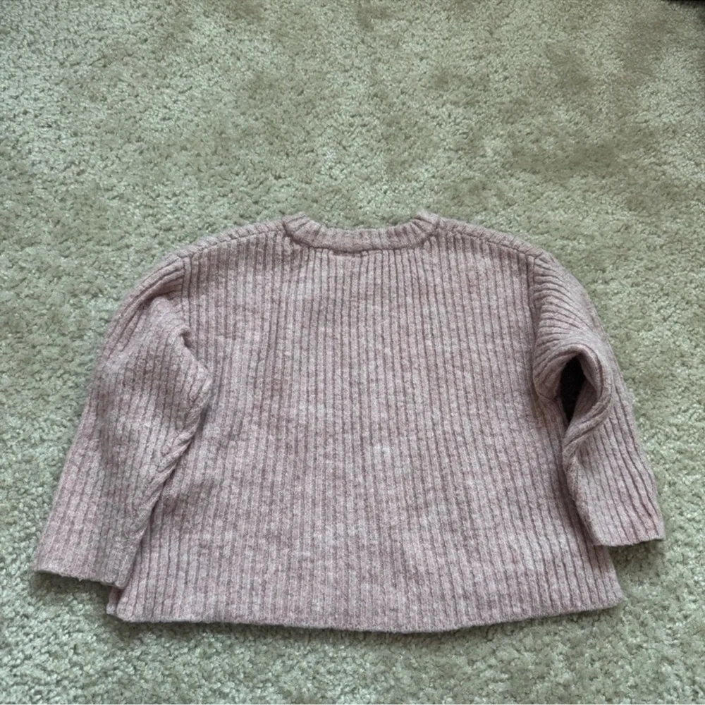 Zara Girls Toddler Knit Crewneck Ribbed Sweater Size: 3-4‎